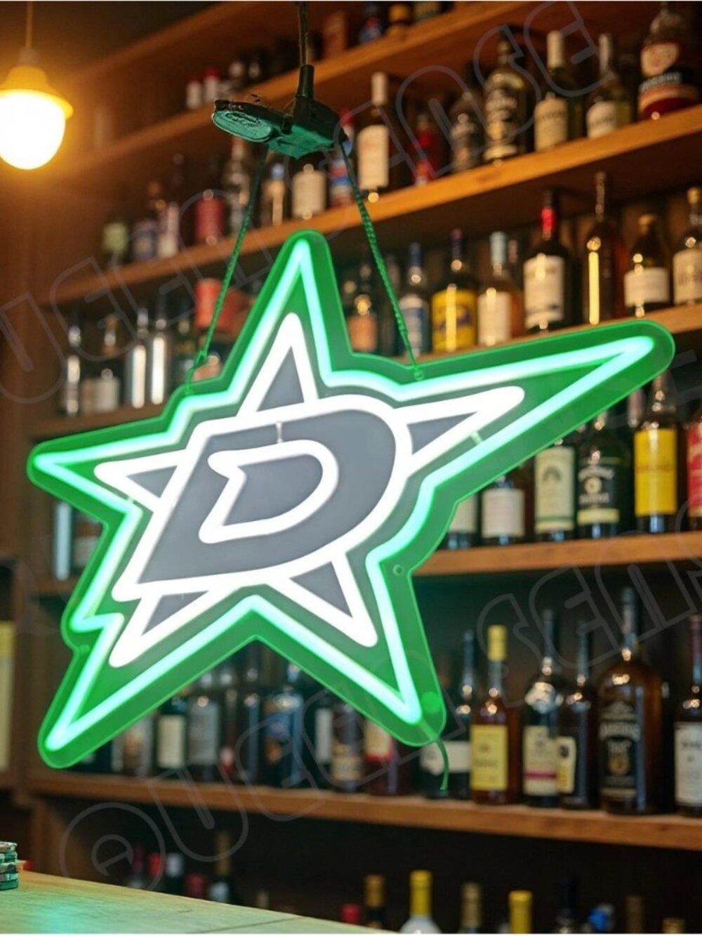 DALLAS STARS NEON LED SIGN